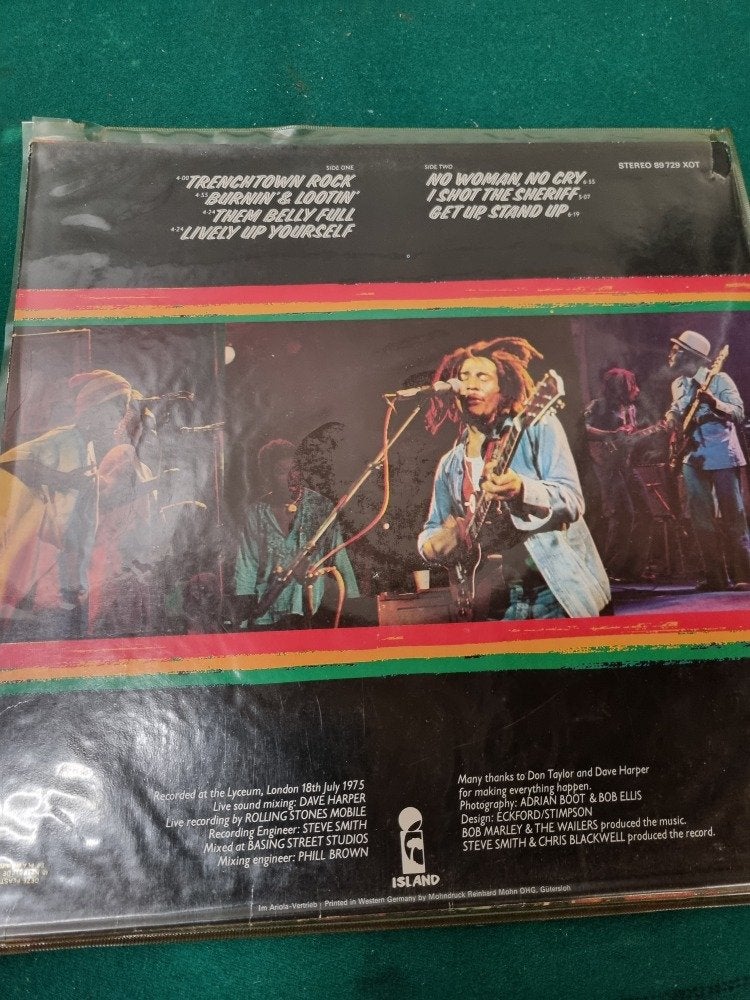 lp bob marley and the wailers live, Ophalen of Verzenden