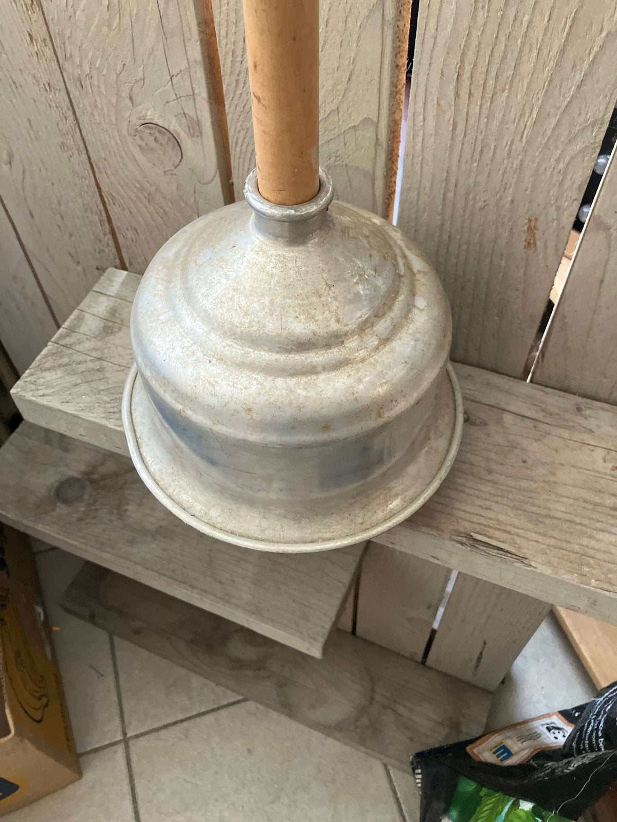 Vintage wasstamper - Der echte Super Waschung, Ophalen of Verzenden