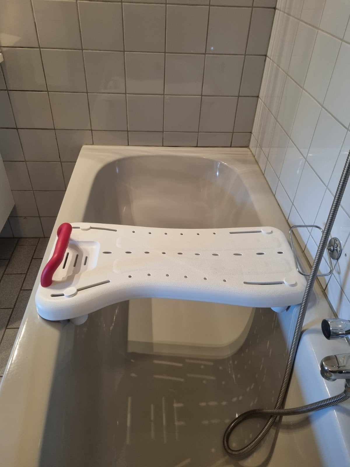 Badplank / Badzitje voor in bad, Ophalen, Gebruikt, Wit, Douche-accessoire