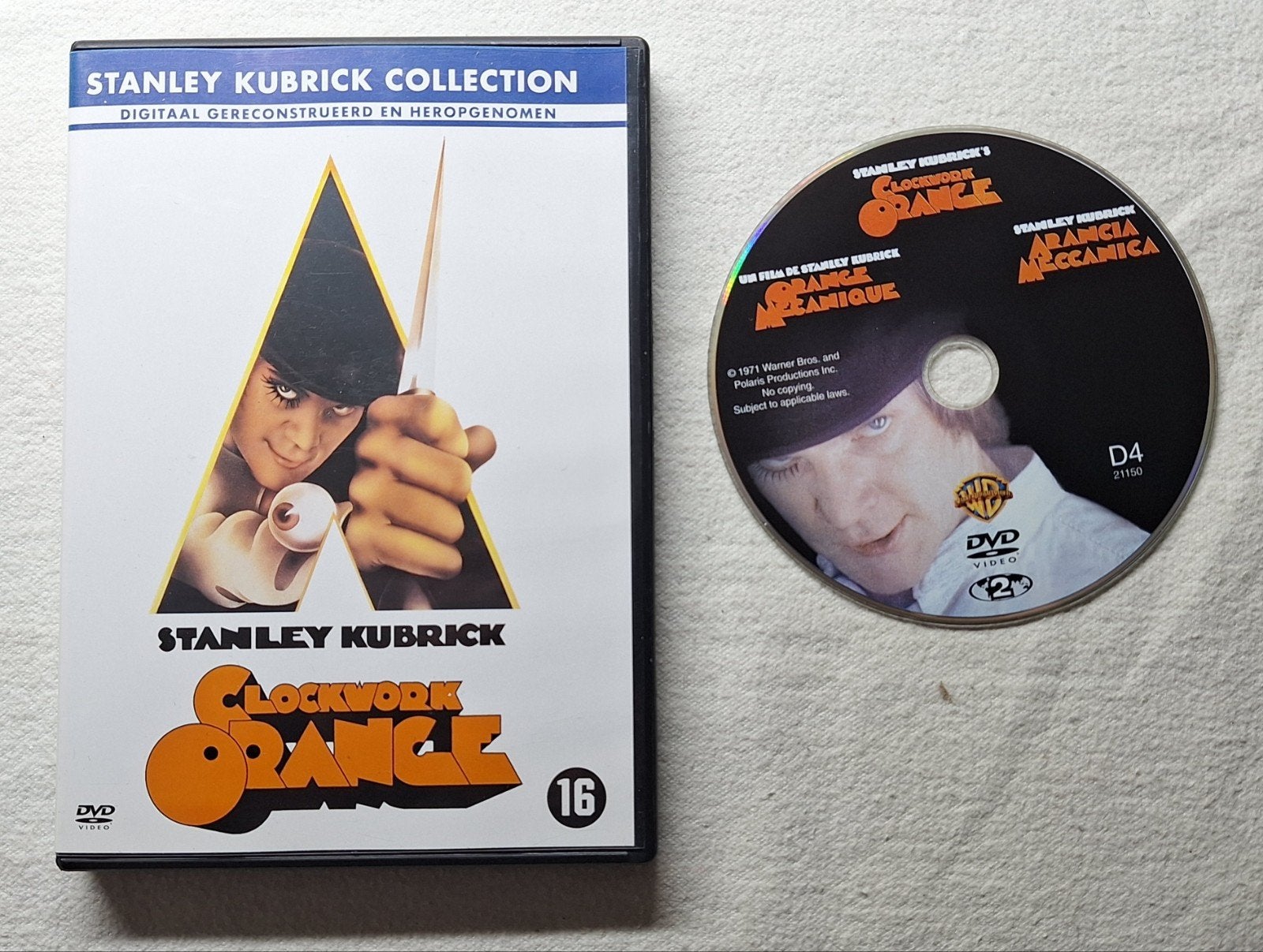 A Clockwork Orange (1971, Kubrick ) met McDowell, Vanaf 16 jaar, Ophalen of Verzenden, Engels, Nederlands