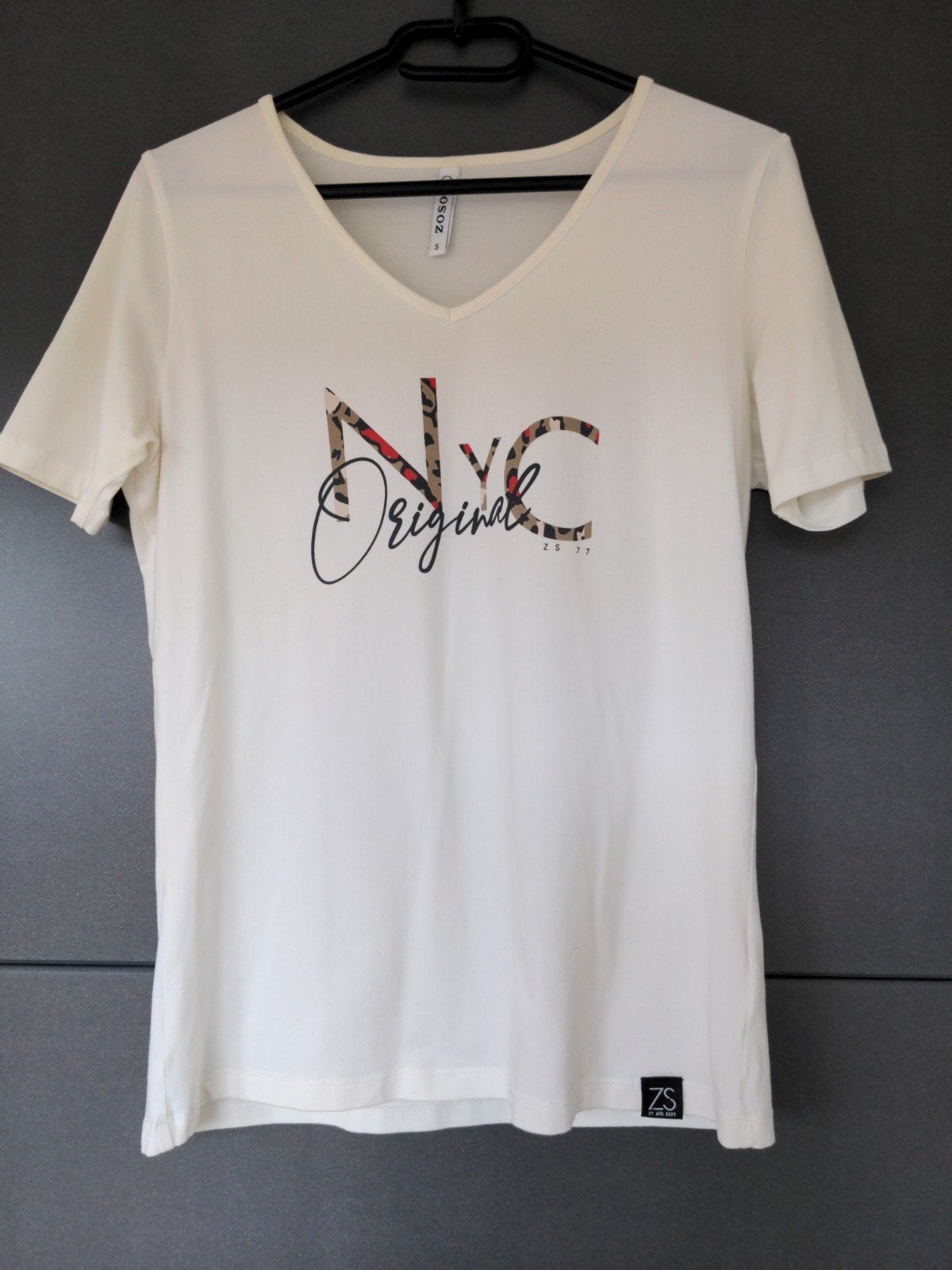 Zoso gebroken wit shirt maat S, Wit, Ophalen of Verzenden, Korte mouw, Maat 36 (S)