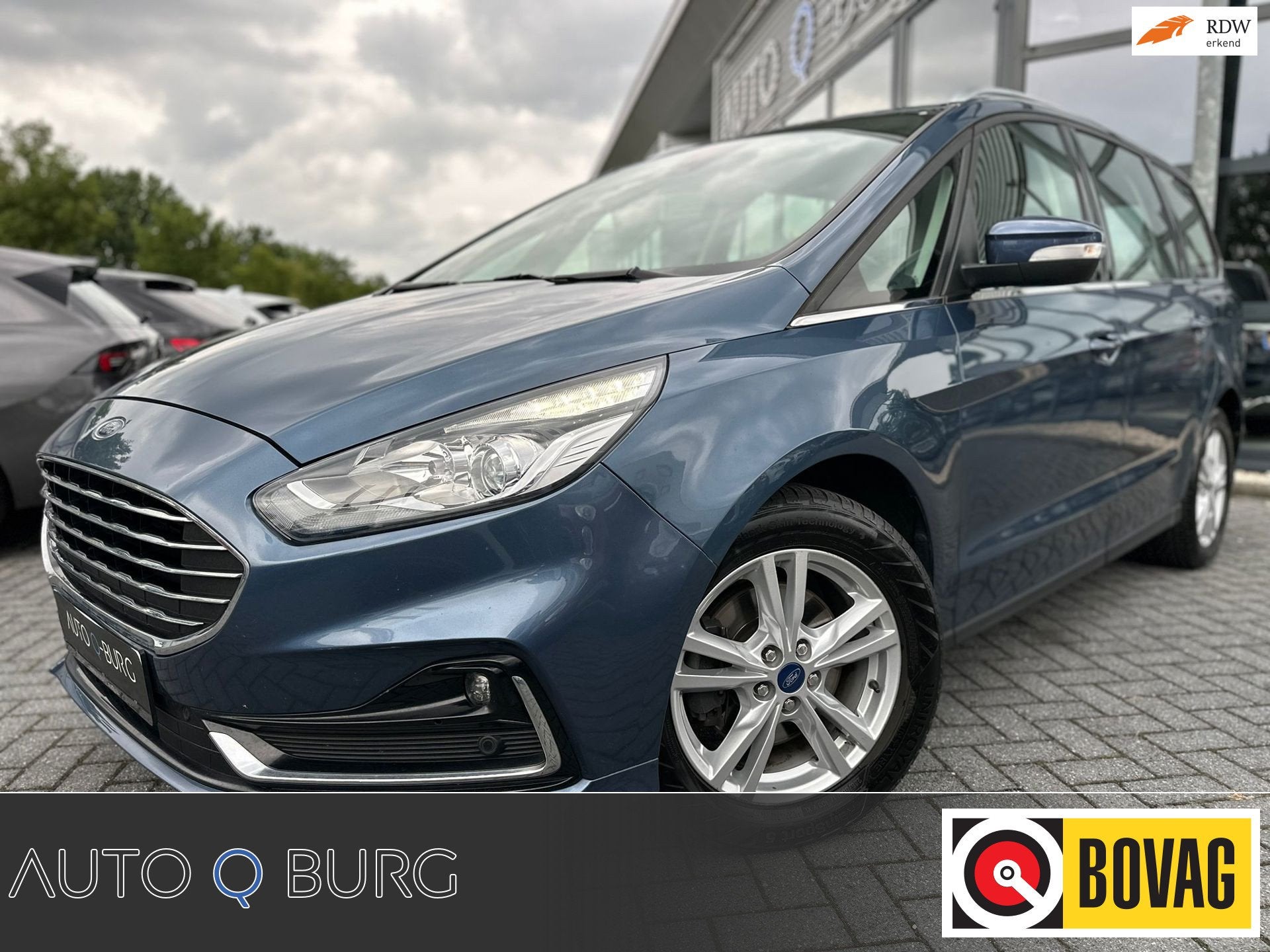 Ford Galaxy 2.5i HEV Titanium| Hybride | 7 Persoons | Stoel/, Auto's, Dealer onderhouden, Gebruikt, Automatische klimaatregeling