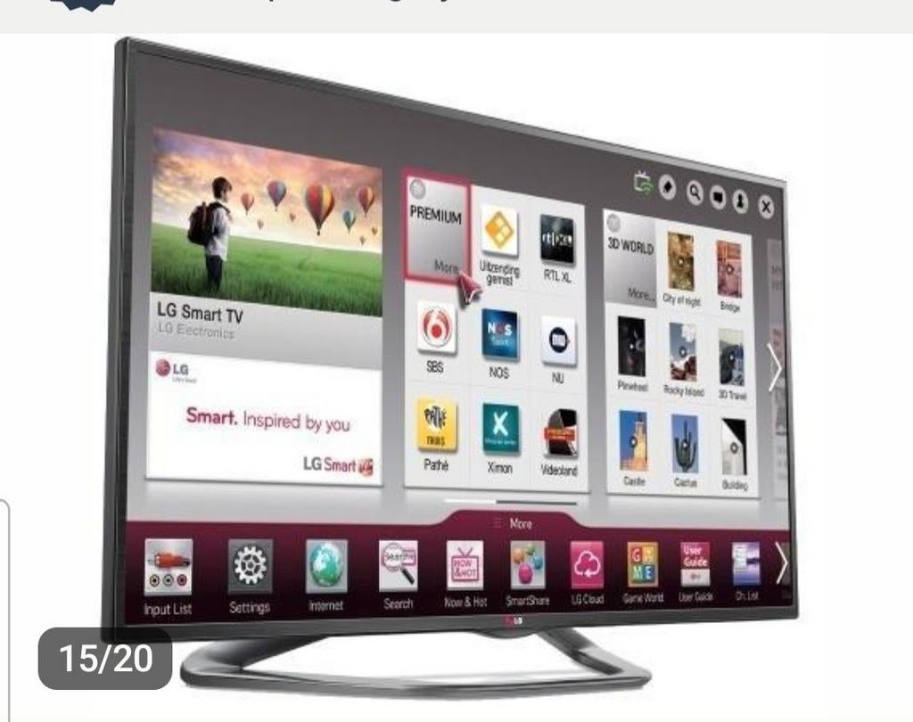 smart tv cinema 3d led merk LG in goed staat

niet meer gebr, Ophalen of Verzenden, LG