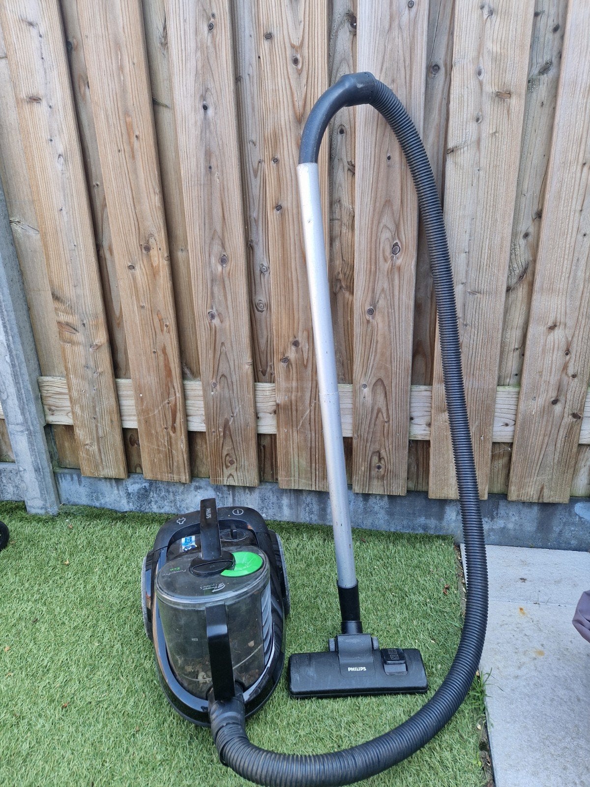 Philips PowerPro Eco Stofzuiger - Gebruikt, Witgoed en Apparatuur, Stofzuigers, Gebruikt, Sledestofzuiger, Philips, Reservoir