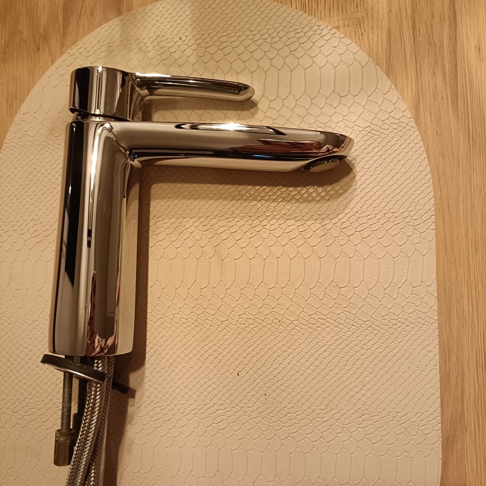 Wastafel kraan mengkraan opbouw, Ophalen of Verzenden, Gebruikt, Chroom, Kraan
