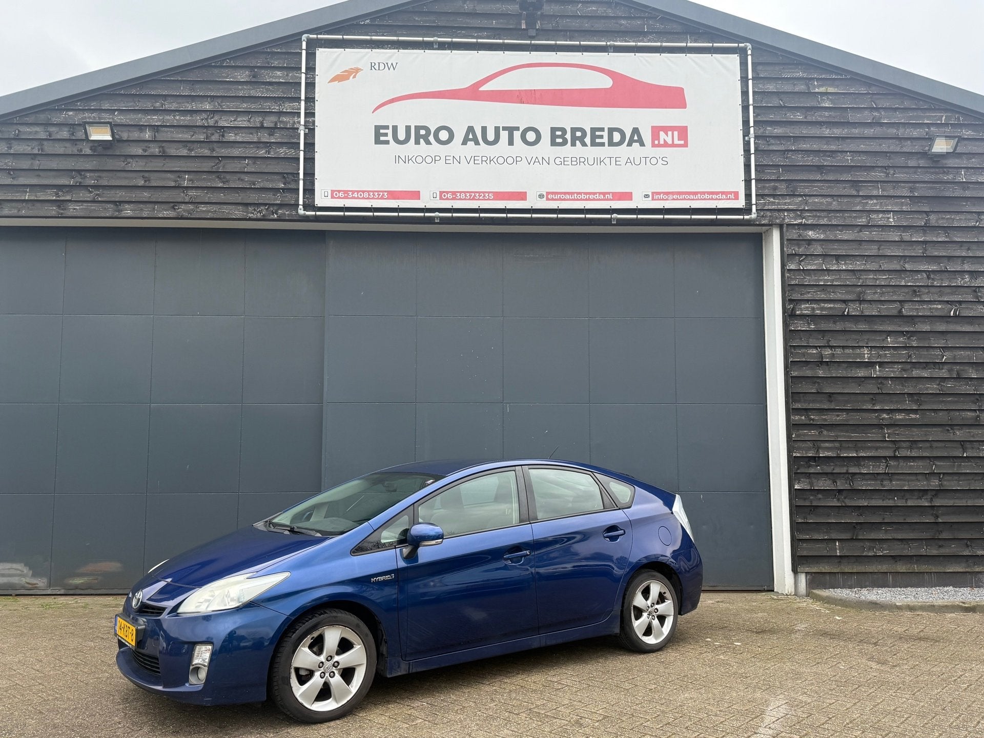 Toyota Prius 1.8 Aspiration, Auto's, Gebruikt, 4 cilinders, Automatische klimaatregeling, Blauw