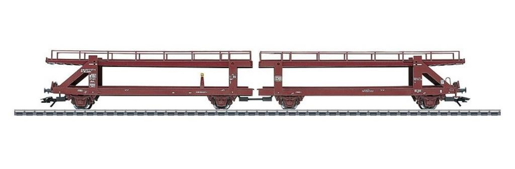 Märklin HO 4712 Dubbeldeks autotransportwagen, Wisselstroom, Ophalen of Verzenden, Märklin, Nieuw