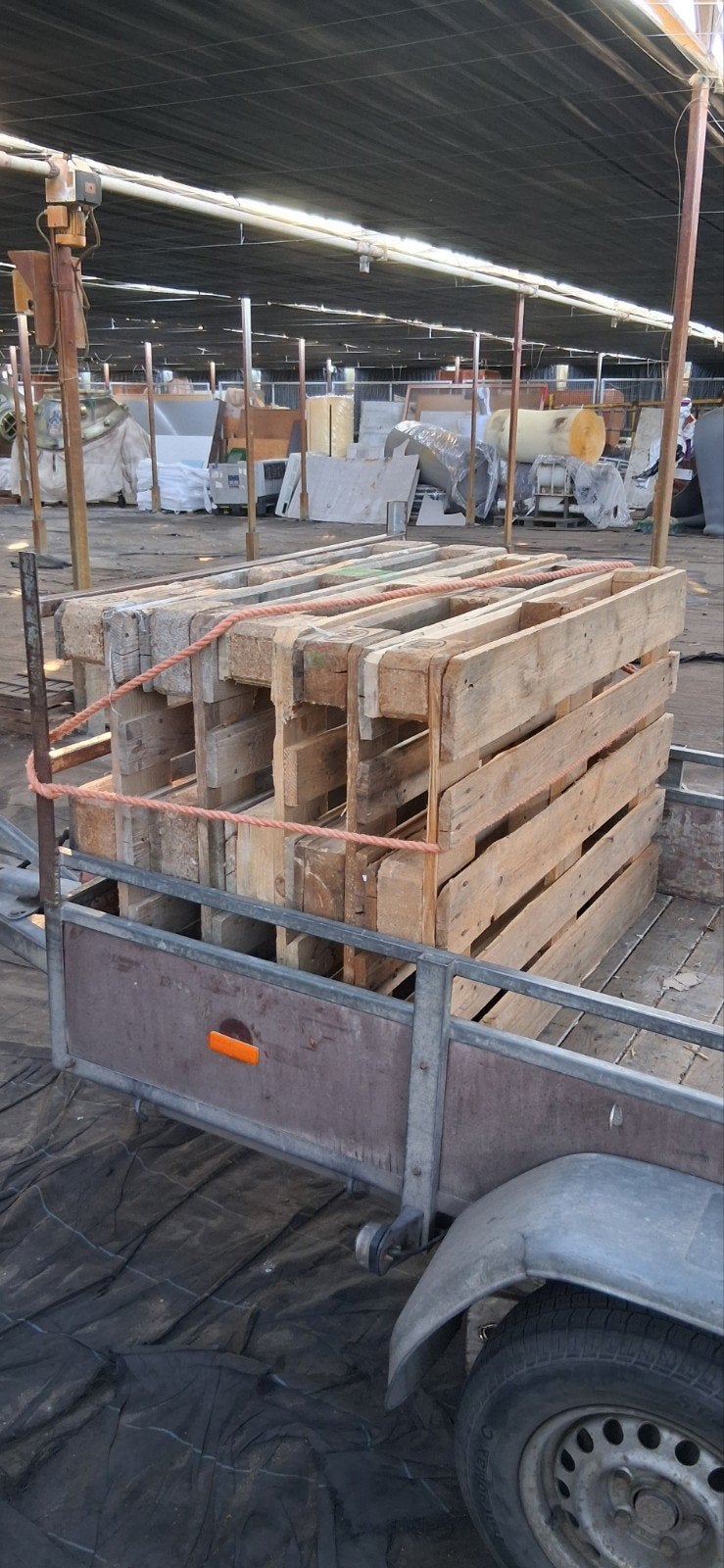 Euro pallet europallet europallets, Ophalen