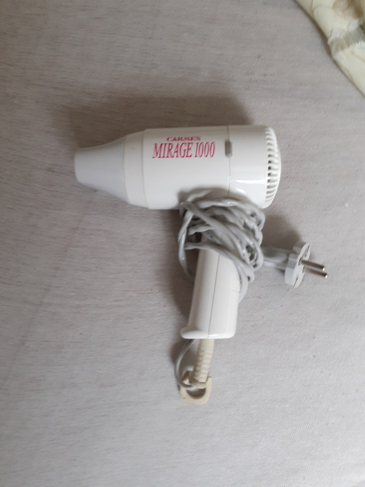 Carmen Mirage 1000 Föhn - Zo goed als nieuw, Ophalen, Zo goed als nieuw, Haarverzorging
