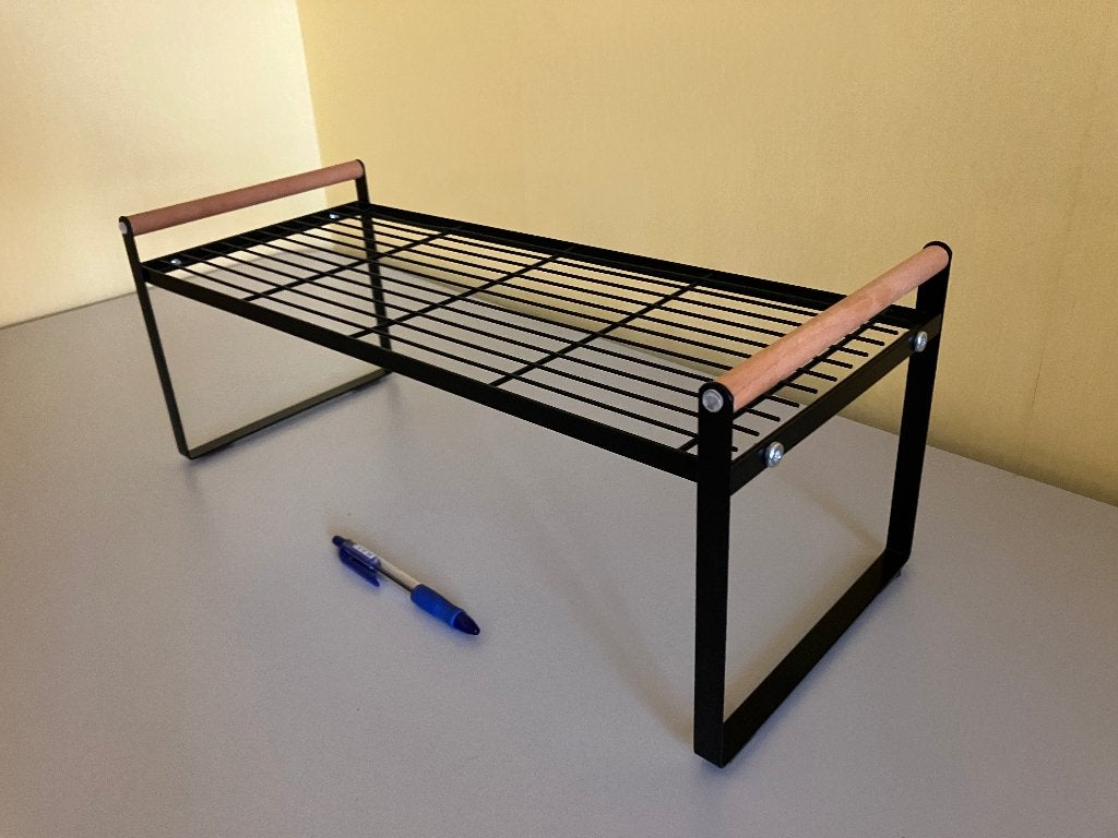 Handig rekje voor keuken, keukenrek, bureau etc 51 x 20 cm, Overige typen, Ophalen of Verzenden, Zo goed als nieuw, Zwart