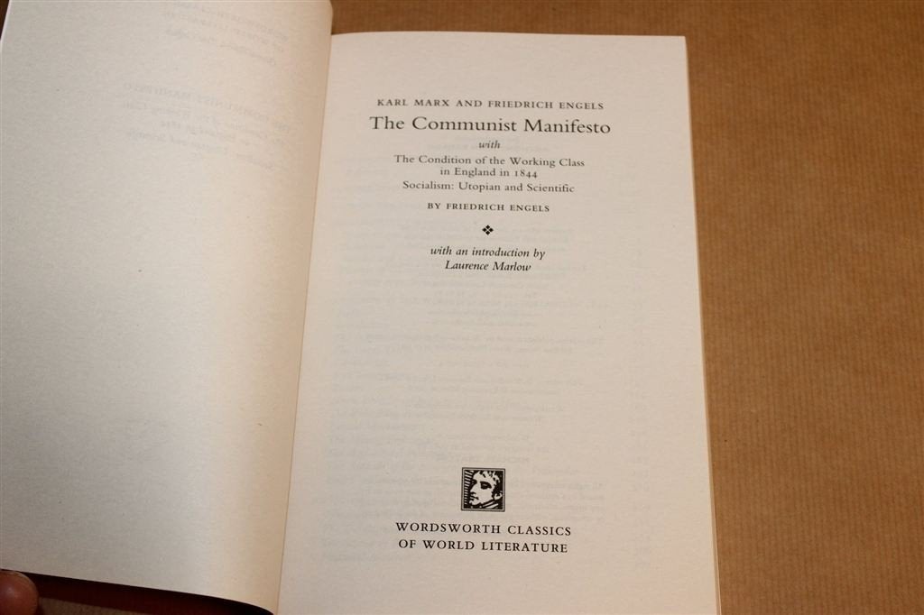 The Communist Manifesto — Marx & Engels, 3 Werken, 2008, Ophalen of Verzenden, Zo goed als nieuw, Nederland