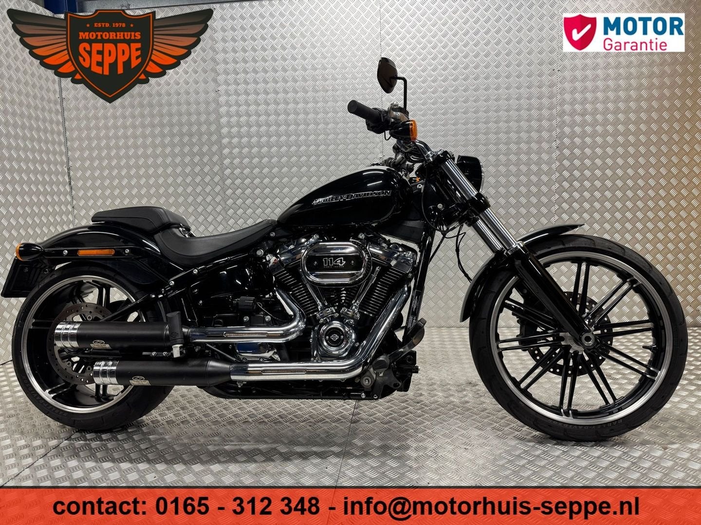 HARLEY-DAVIDSON BREAKOUT 114 FXBRS (bj 2019) 7,237 km nieuw, 2 cilinders, HARLEY-DAVIDSON, Bedrijf, Onbekend