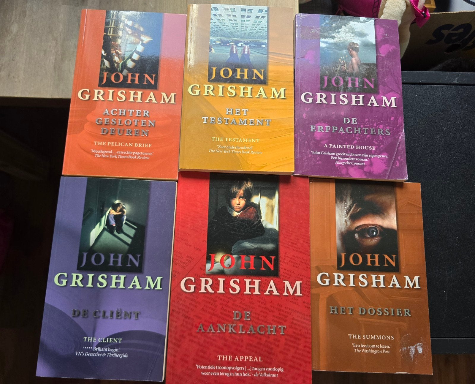 Boeken van John Grisham €1,00 per stuk, Ophalen of Verzenden, Zo goed als nieuw
