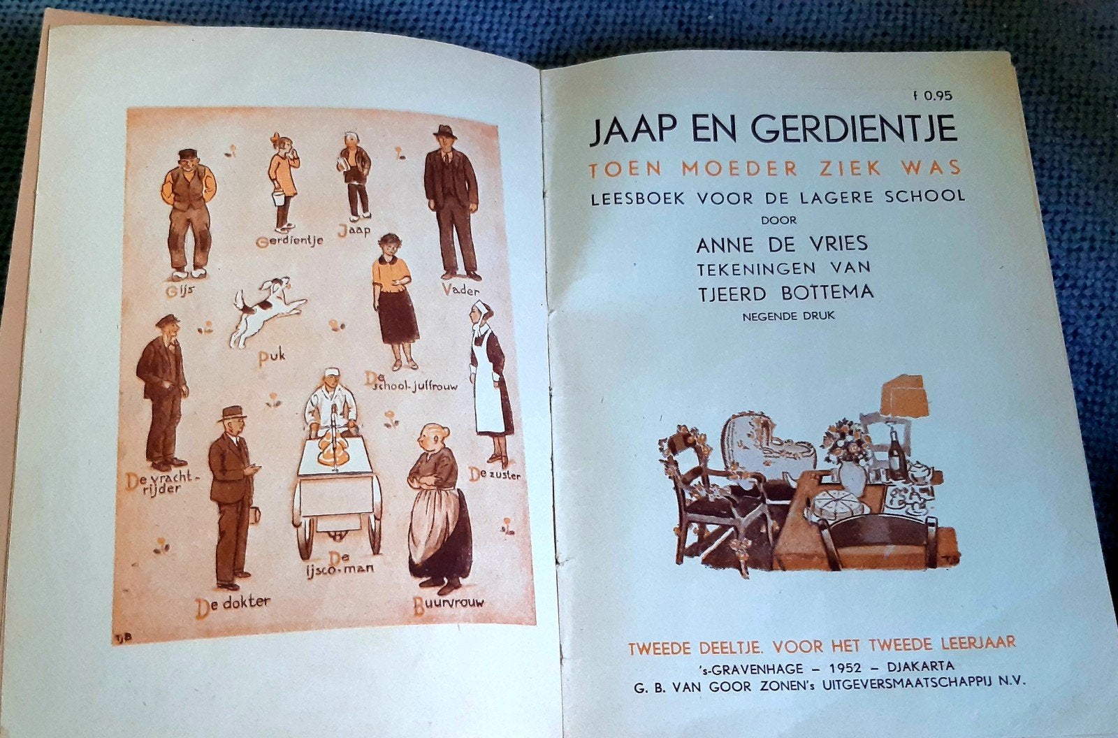 Jaap en Gerdientje, 1952, Ophalen of Verzenden, Gelezen
