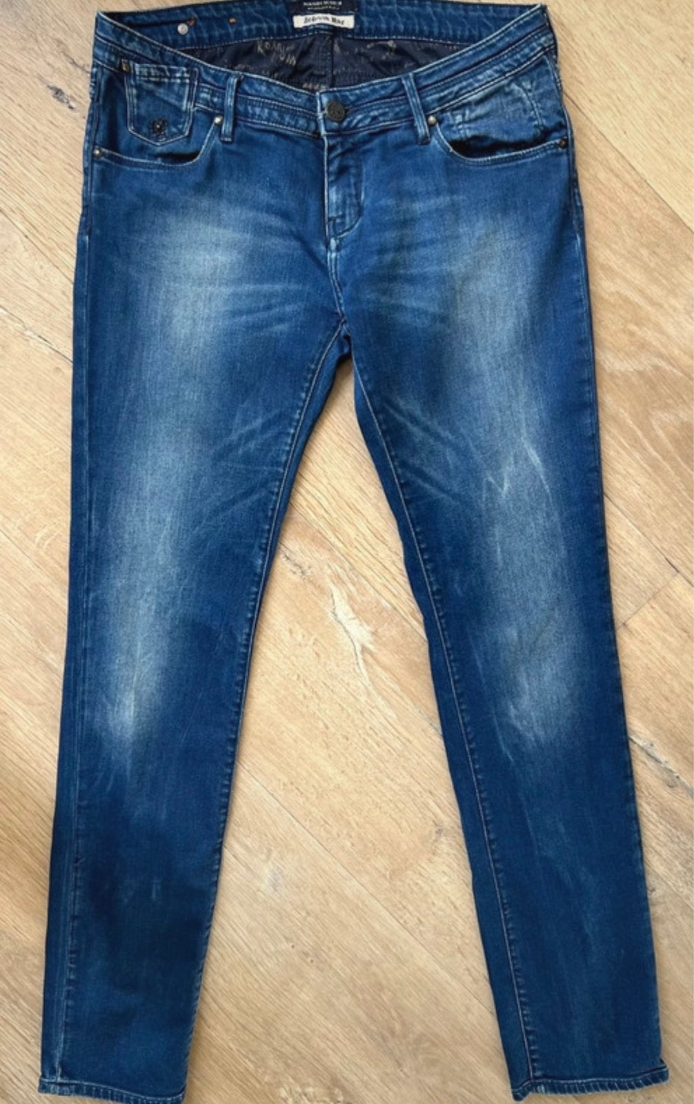 Maison Scotch spijkerbroek maat M, Kleding | Dames, Ophalen of Verzenden, Zo goed als nieuw, Blauw, W30 - W32 (confectie 38/40)