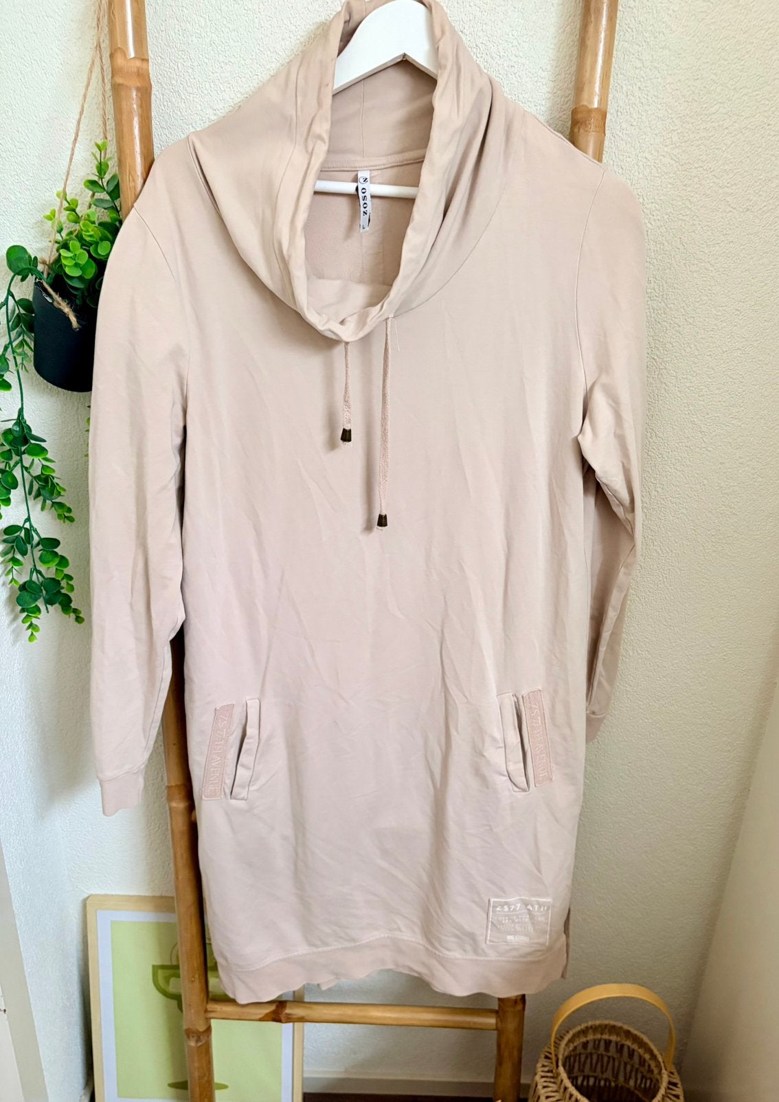 Zoso lange trui maat L, Ophalen of Verzenden, Zo goed als nieuw, Maat 42/44 (L), Beige