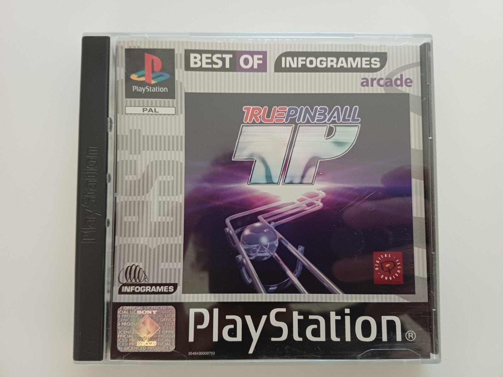 True Pinball - PlayStation 1 (PS1) - Klassiek Flipperplezier, 1 speler, Ophalen of Verzenden, Gebruikt, Vanaf 3 jaar