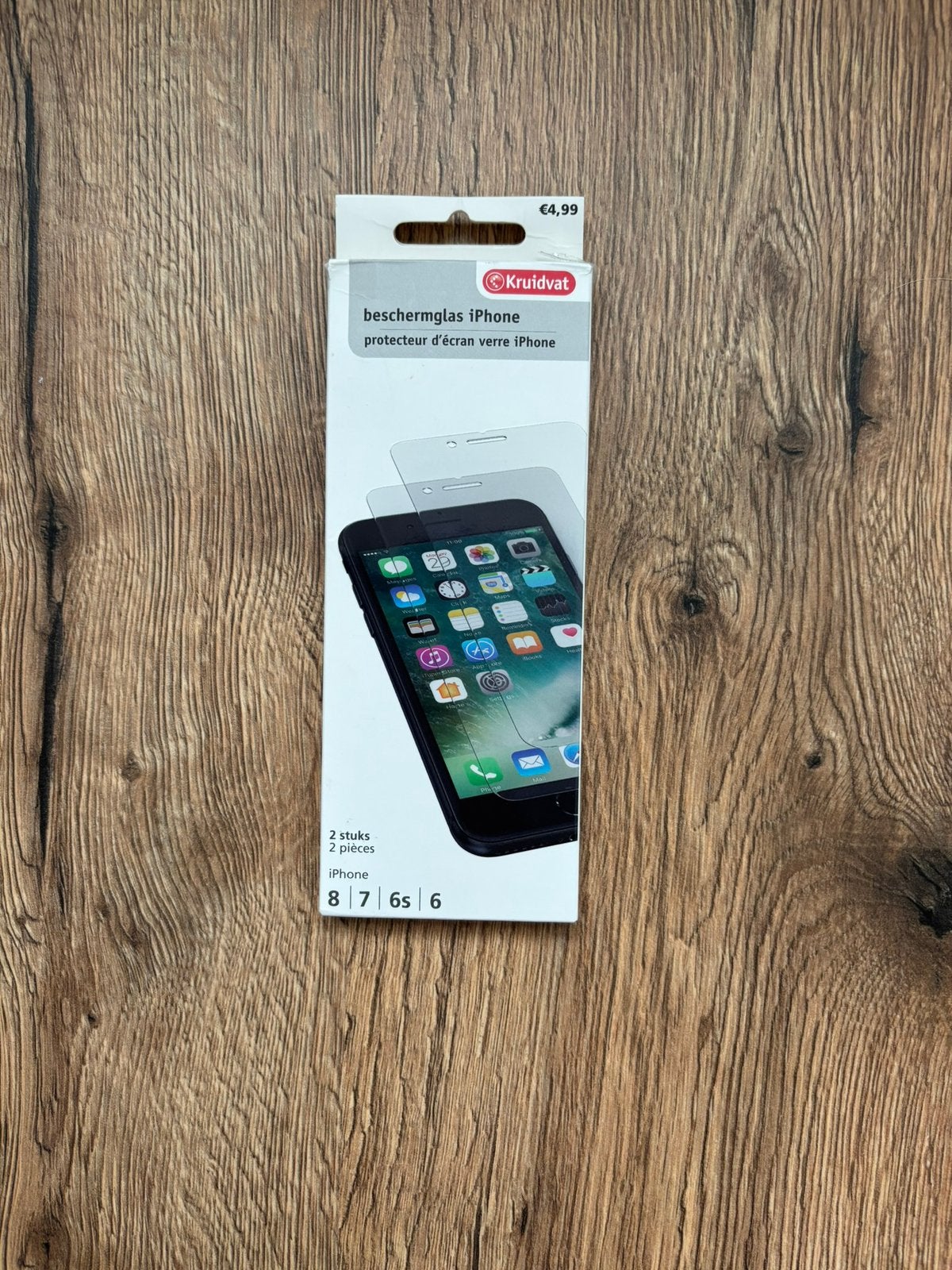2 nieuwe bescherm glaasjes voor iPhone 8-7-6-6S., Telecommunicatie, Mobiele telefoons | Hoesjes en Frontjes | Apple iPhone, Ophalen of Verzenden