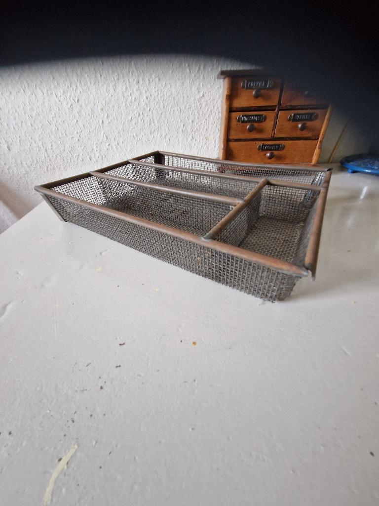 Franse glazendrager & bestekbak, Ophalen of Verzenden
