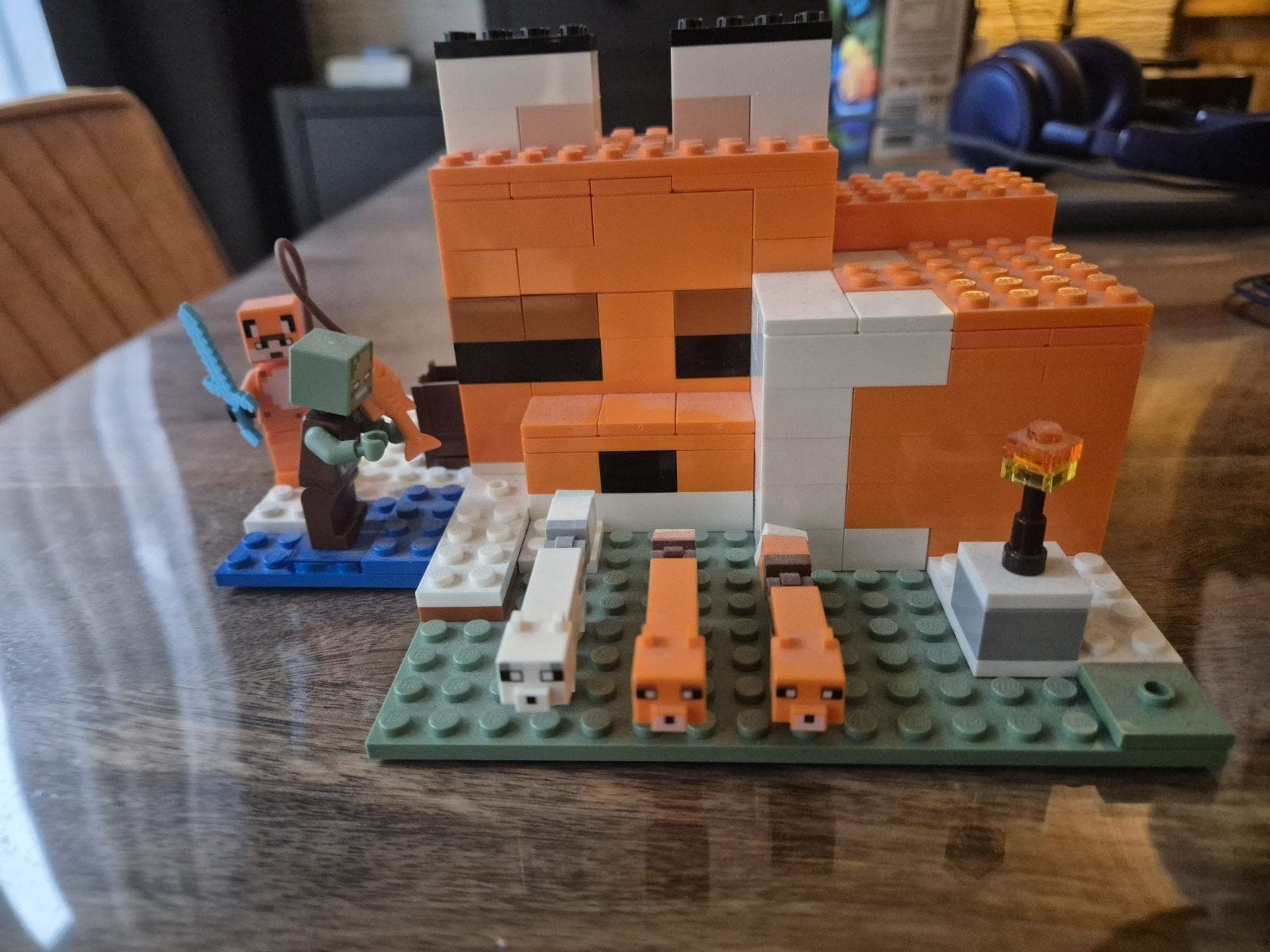 IN PRIJS VERLAAGD 3 LEGO Minecraft sets:, Ophalen of Verzenden, Zo goed als nieuw, Overige merken