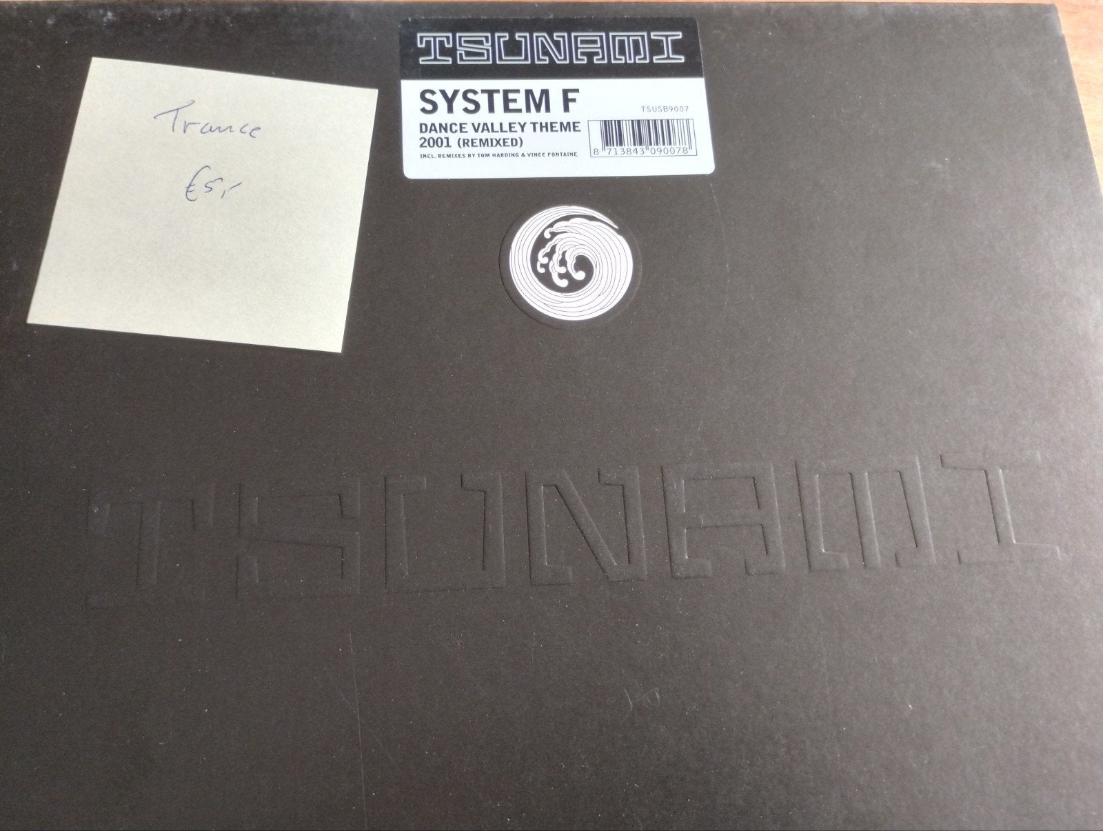 System F - Dance Valley Theme 2001 (Remixed) 12" Vinyl, Cd's en Dvd's, Vinyl | Dance en House, LP, Gebruikt, Trance, Ophalen of Verzenden