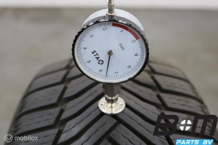 2 x 2055516 91H Michelin Alpin 6 met 5mm 205 55 16, Gebruikt, 16 inch