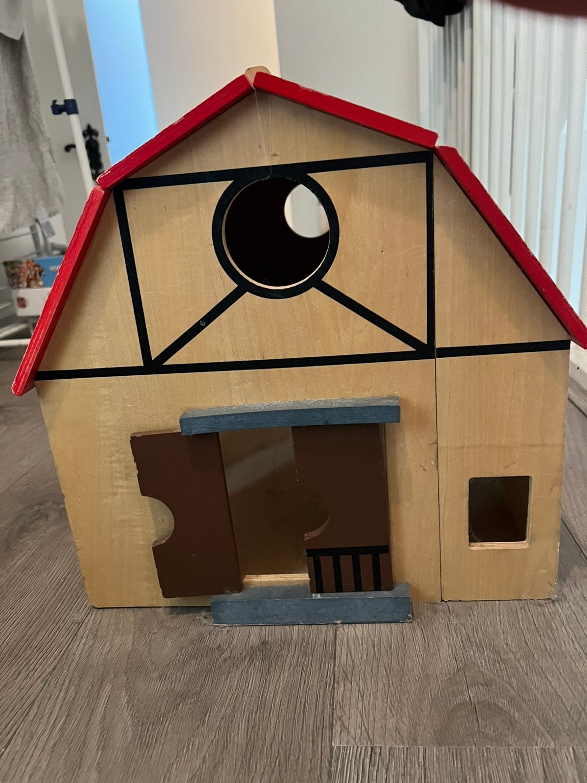 Houten boerderij, Kinderen en Baby's, Ophalen, Gebruikt
