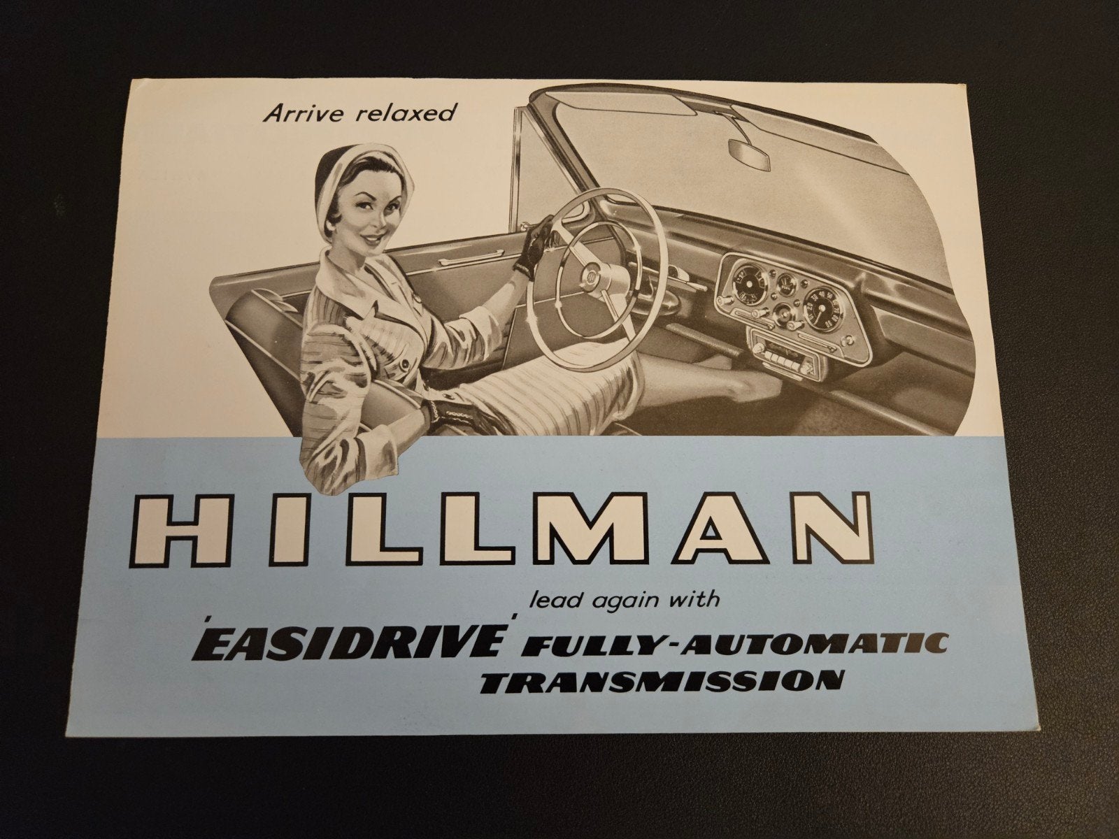 Brochure Hillman Easidrive, Ophalen of Verzenden, Zo goed als nieuw, Overige merken