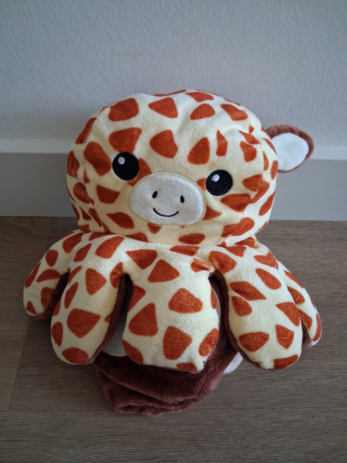 Knuffel omkeerbaar giraf aap 22 cm L1790, Ophalen of Verzenden, Zo goed als nieuw, Overige typen