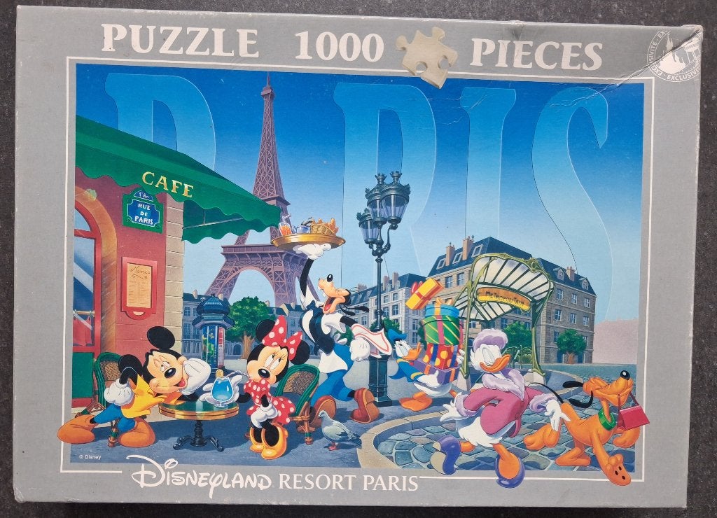 Disney puzzel uit Disneyland Parijs, Ophalen of Verzenden, 500 t/m 1500 stukjes, Gebruikt, Legpuzzel