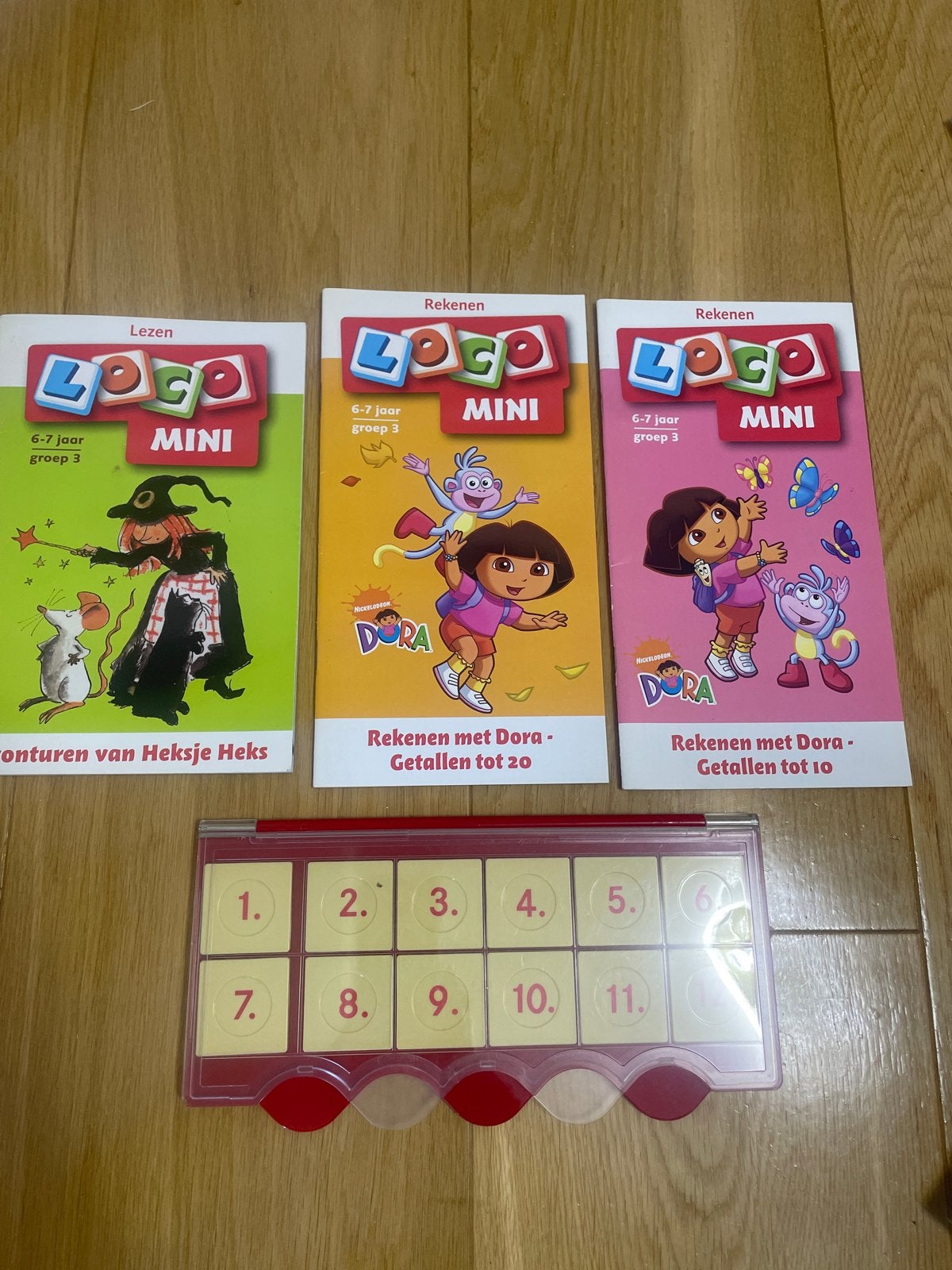 LOCO Mini: Lezen en Rekenen met Dora en Heksje Heks, Ophalen of Verzenden, Gebruikt, Taal en Lezen