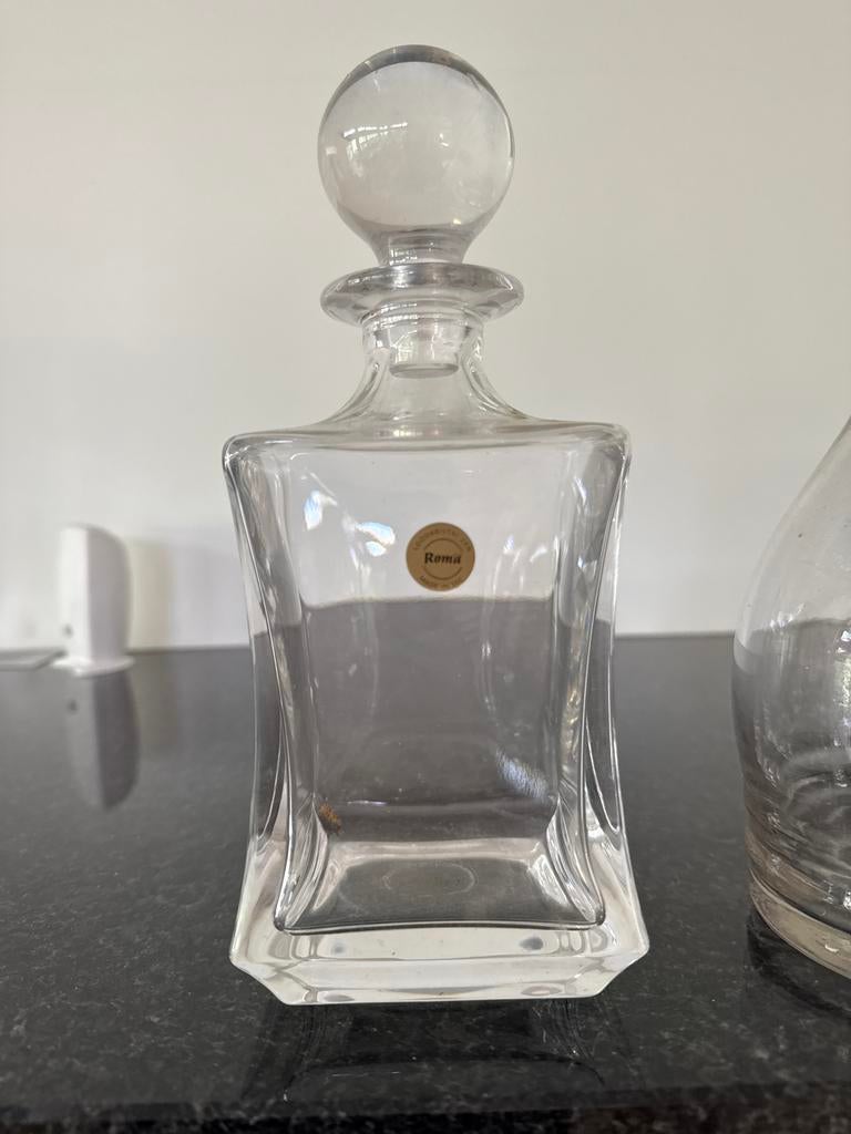 Roma Loodkristal 24% Karaf - Made in EEC, Antiek en Kunst, Antiek | Glas en Kristal, Ophalen