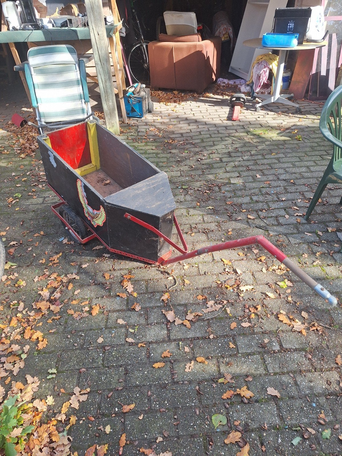 Oude viskar - gratis af te halen, Fietsen en Brommers, Ophalen, Gebruikt, Overige typen