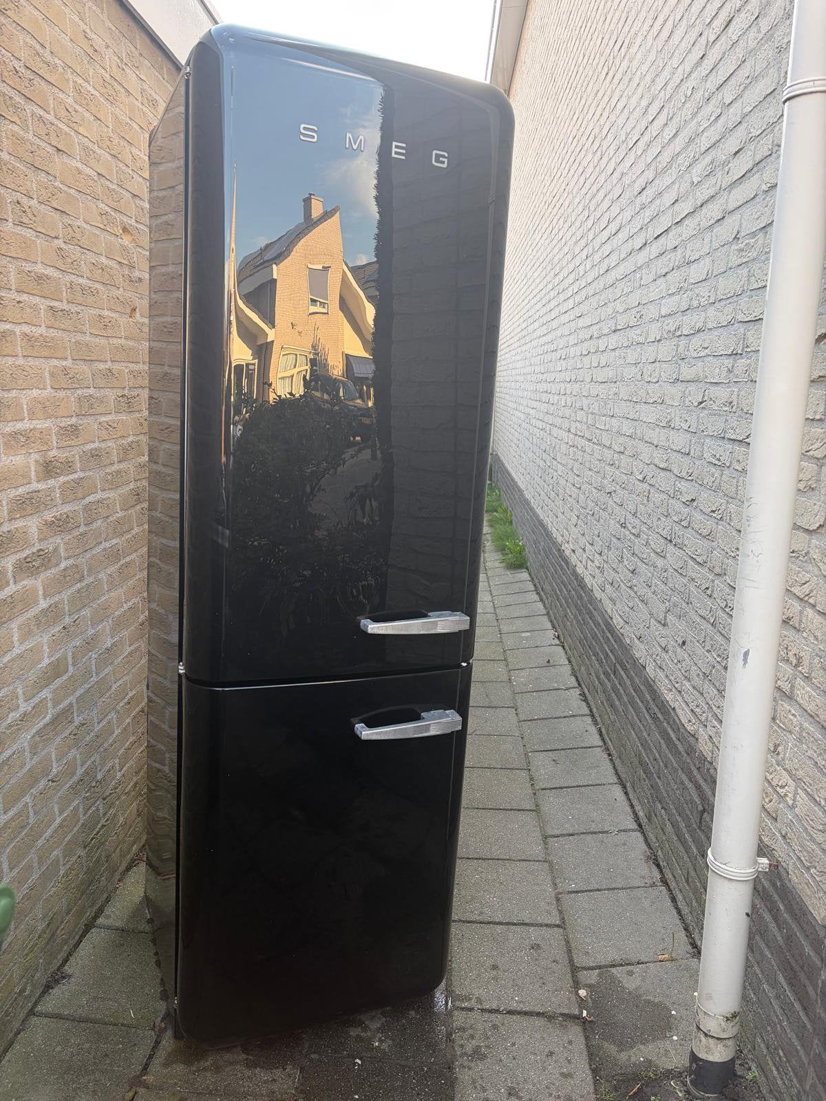 Smeg koelkast., Witgoed en Apparatuur, Ophalen, Gebruikt, 200 liter of meer, 60 cm of meer