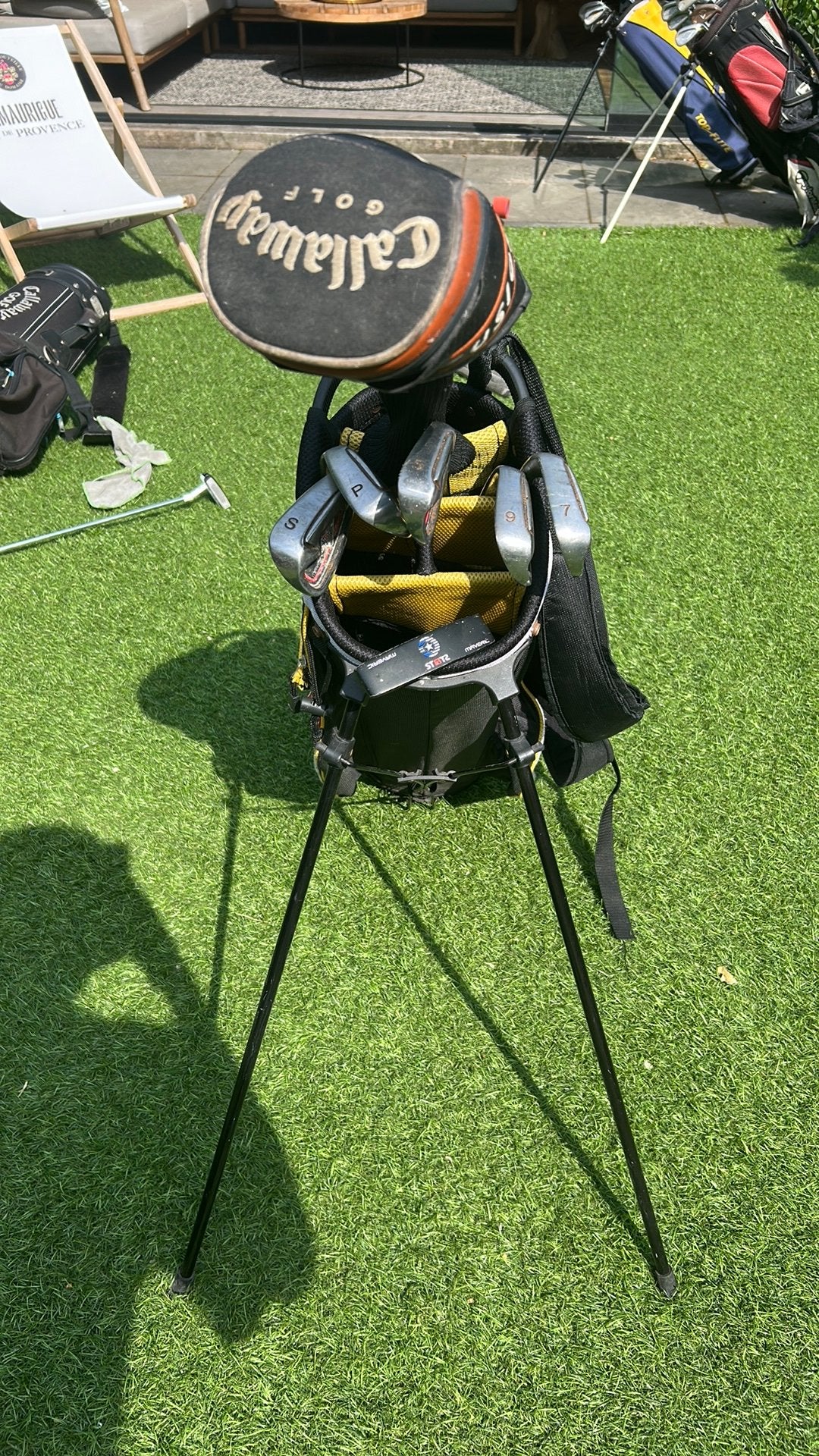 St8ts Golf Set met  Driver en putter en IJzers S,P,5,7,9, Sport en Fitness, Golf, Gebruikt, Set, Callaway, Ophalen of Verzenden