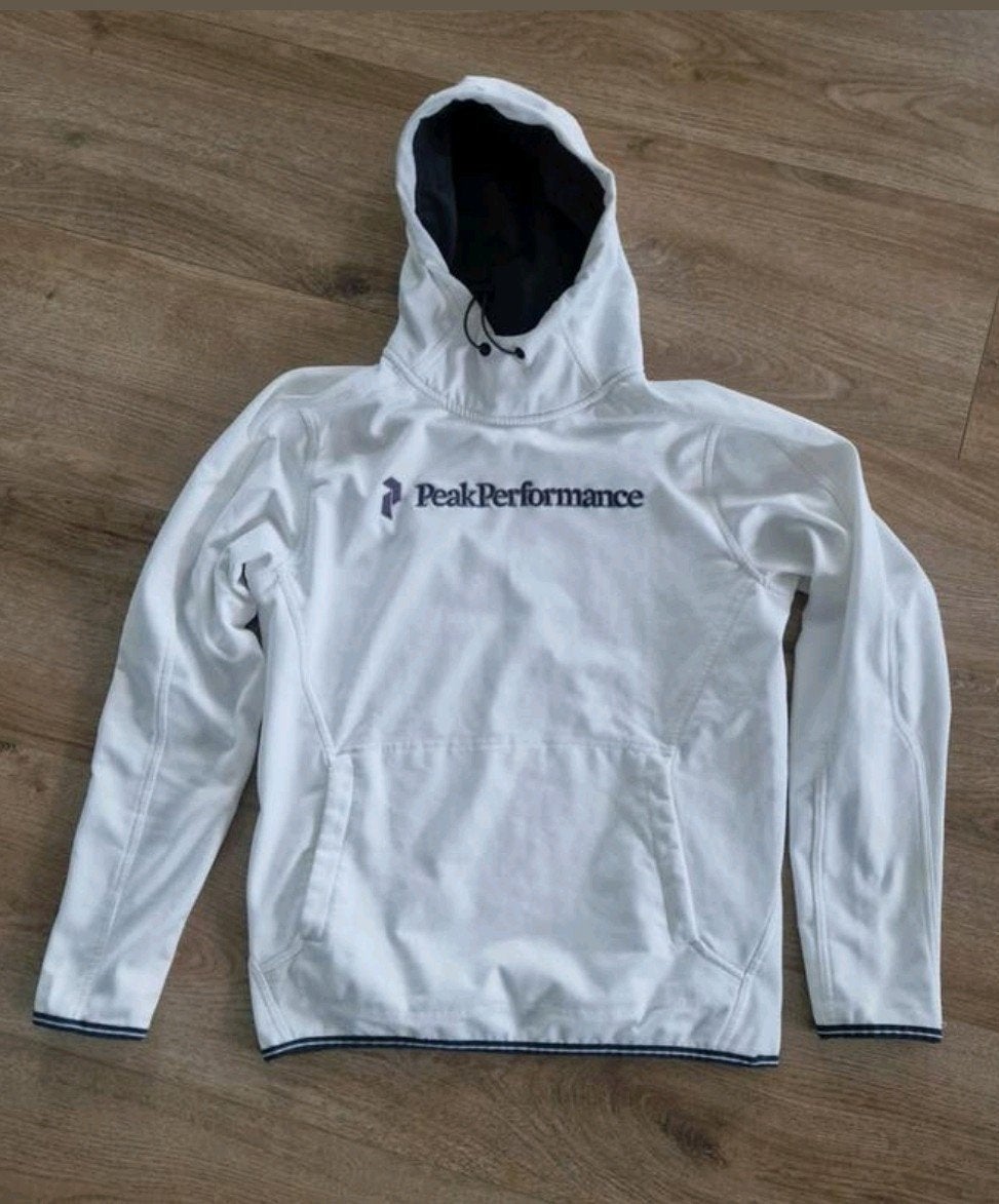 Peak performance hoody maat medium, Maat 48/50 (M), Wit, Ophalen of Verzenden, Zo goed als nieuw