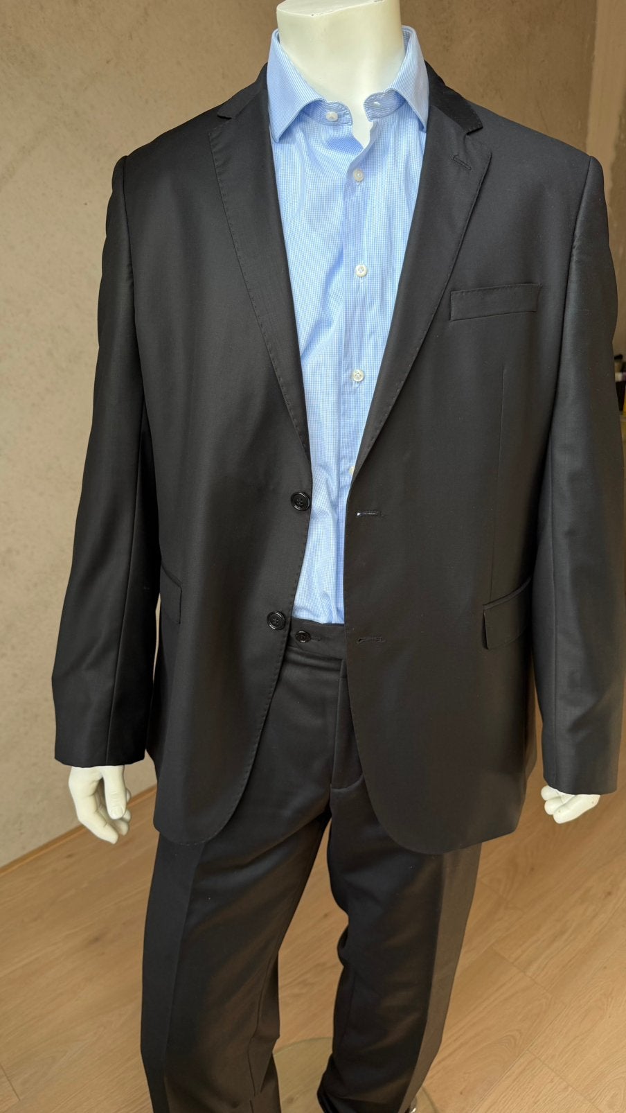 Zwart heren pak Theorie Türk Mali, Ophalen of Verzenden, Zo goed als nieuw, Maat 56/58 (XL), Zwart