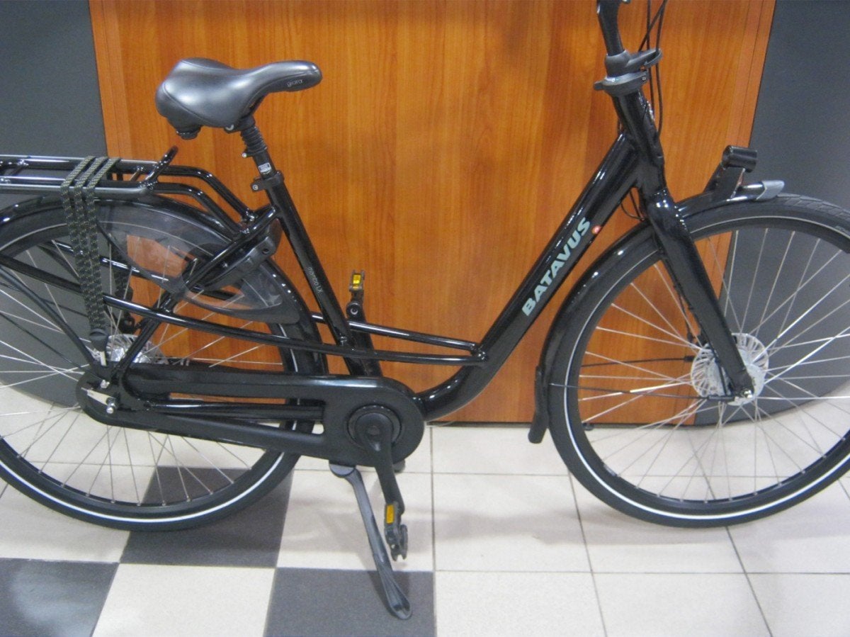Batavus Mambo Deluxe Dames Zwart Glans 48cm, Fietsen en Brommers, Fietsen | Dames | Damesfietsen, Ophalen, Gebruikt, -, 47 tot 50 cm