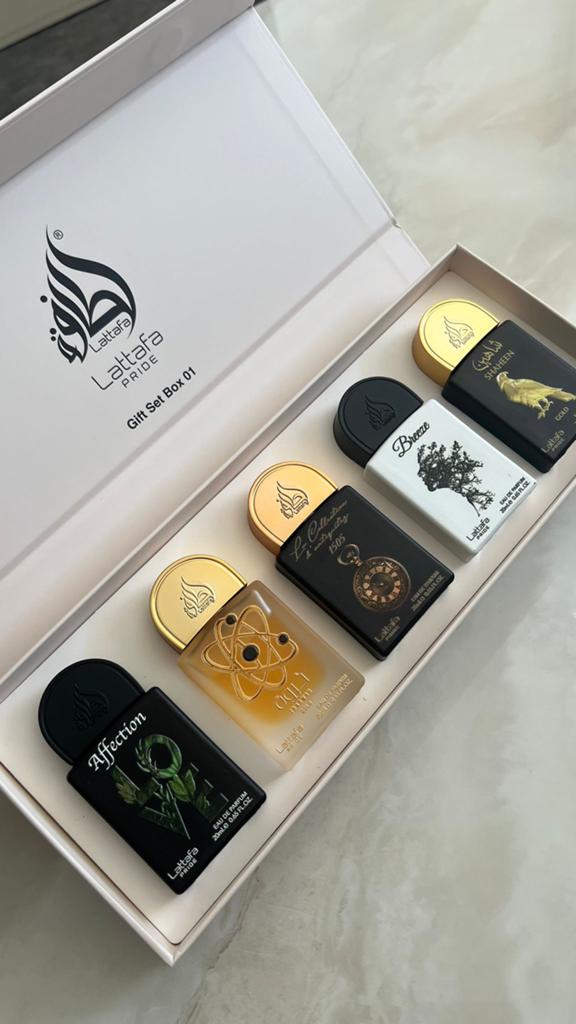 [NIEUW] Lattafa Pride Gift Sets (5x20ml) - 100ml per box, Sieraden, Tassen en Uiterlijk, Uiterlijk | Parfum, Ophalen of Verzenden
