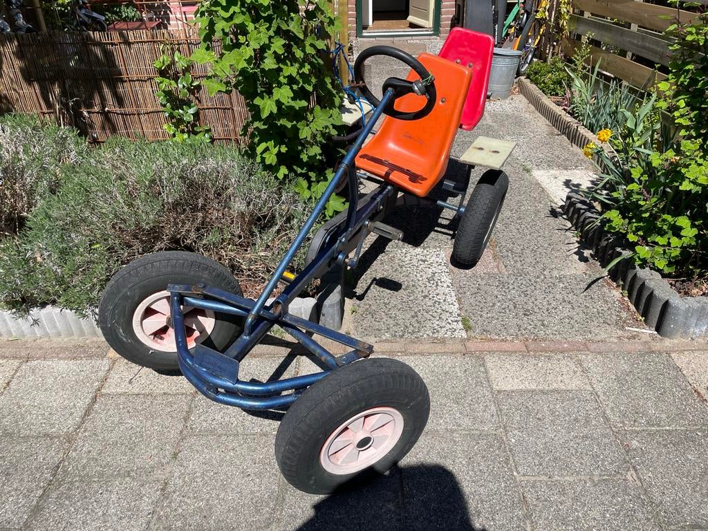 Skelter met duo-zit en gratis aanhangwagen, Ophalen, Gebruikt, Overige merken, Duozit