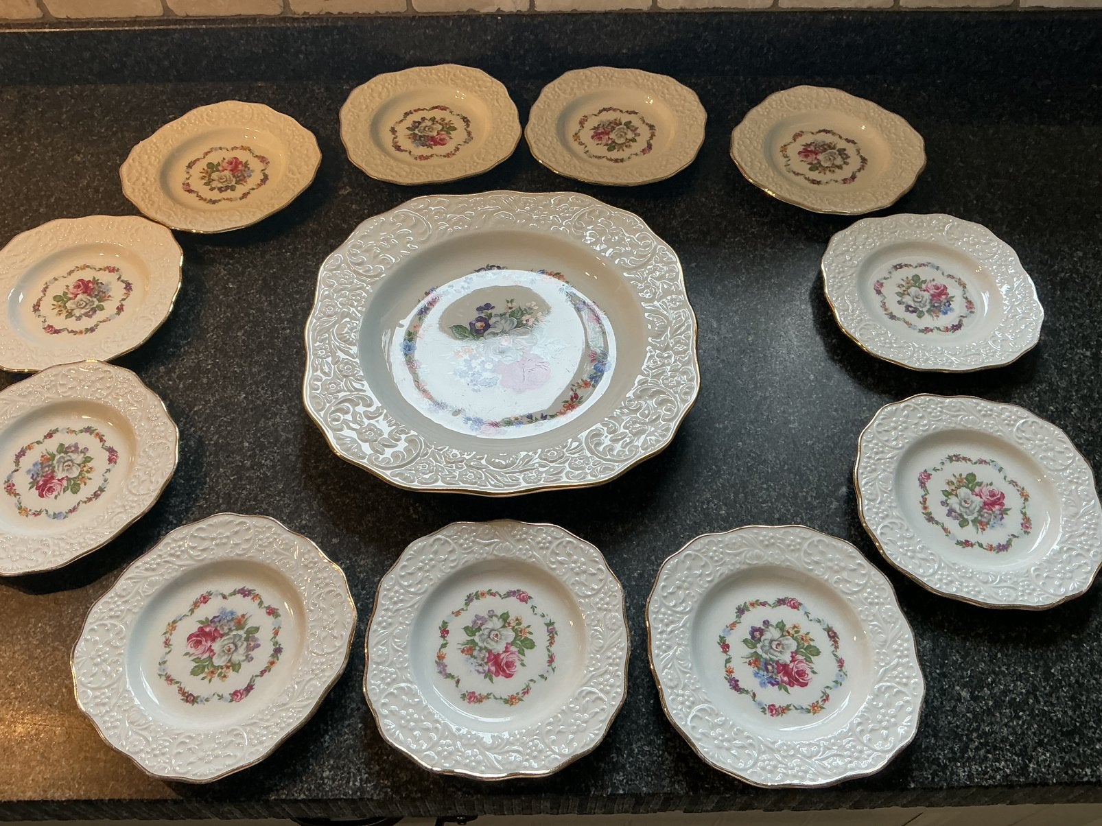 Gebakstel/Bavaria schumann arzberg/vintage gebak stellen, Antiek en Kunst, Ophalen of Verzenden
