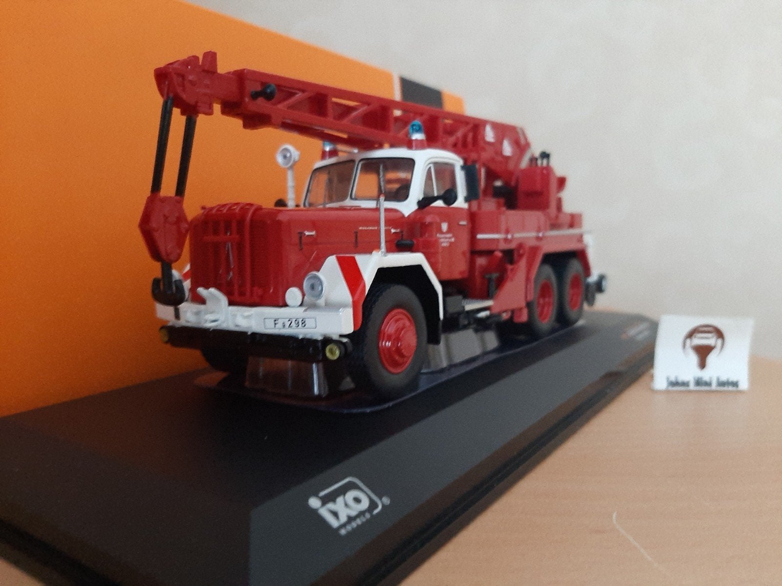 Magirus Deutz Uranus KW16 Brandweer Frankfurt van IXO 1:43, Overige merken, Nieuw, IXO Trucks, Ophalen of Verzenden