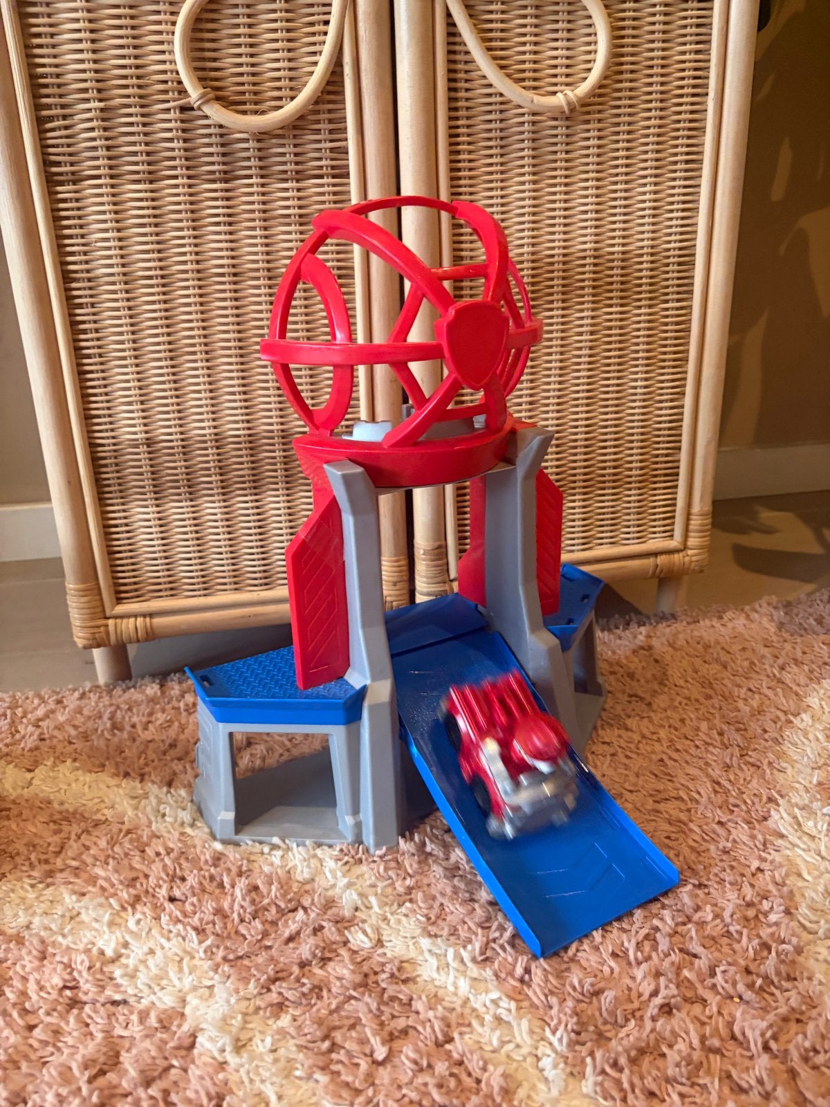 Paw Patrol Uitkijktoren met Marshall en voertuig, Ophalen of Verzenden, Zo goed als nieuw, Jongen of Meisje