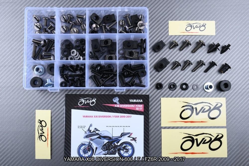 Kuip bouten set voor YAMAHA XJ6 DIVERSION 600 S F 2009 2017, Verzenden, Nieuw