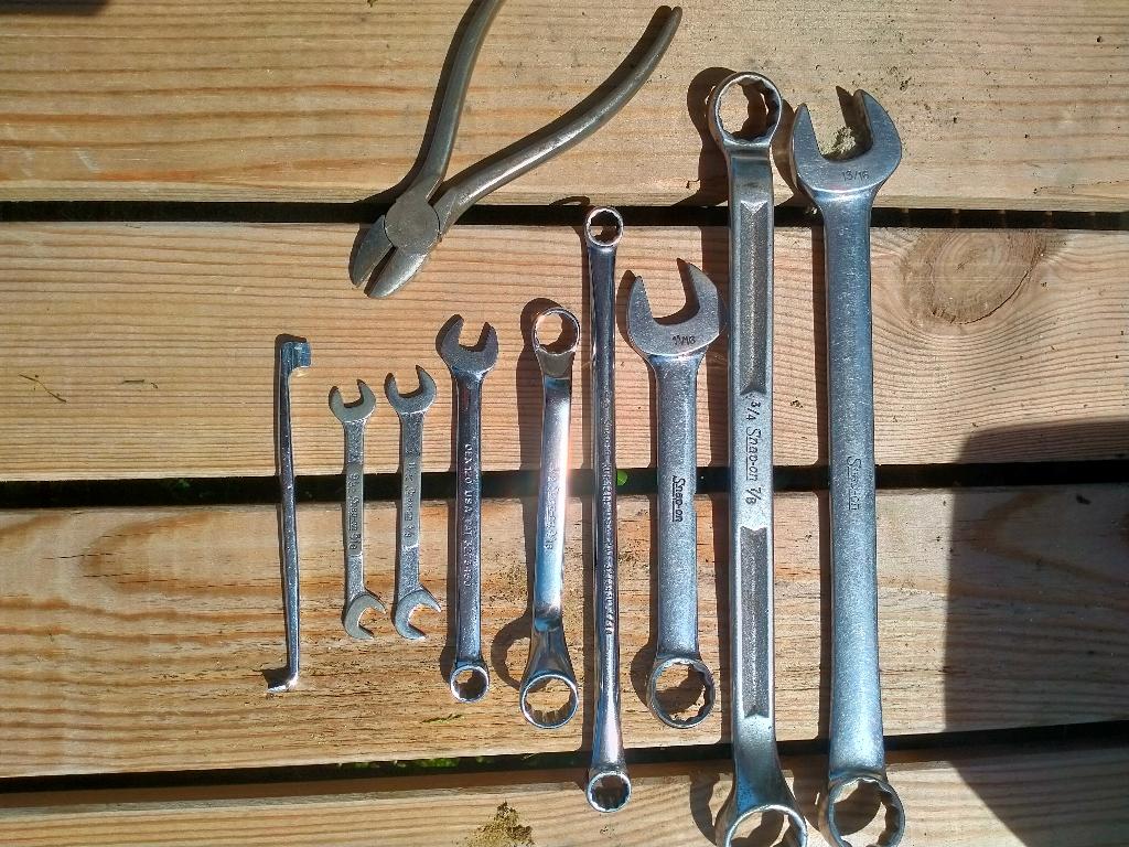 Snap on  inch maten, Ophalen of Verzenden, Gebruikt
