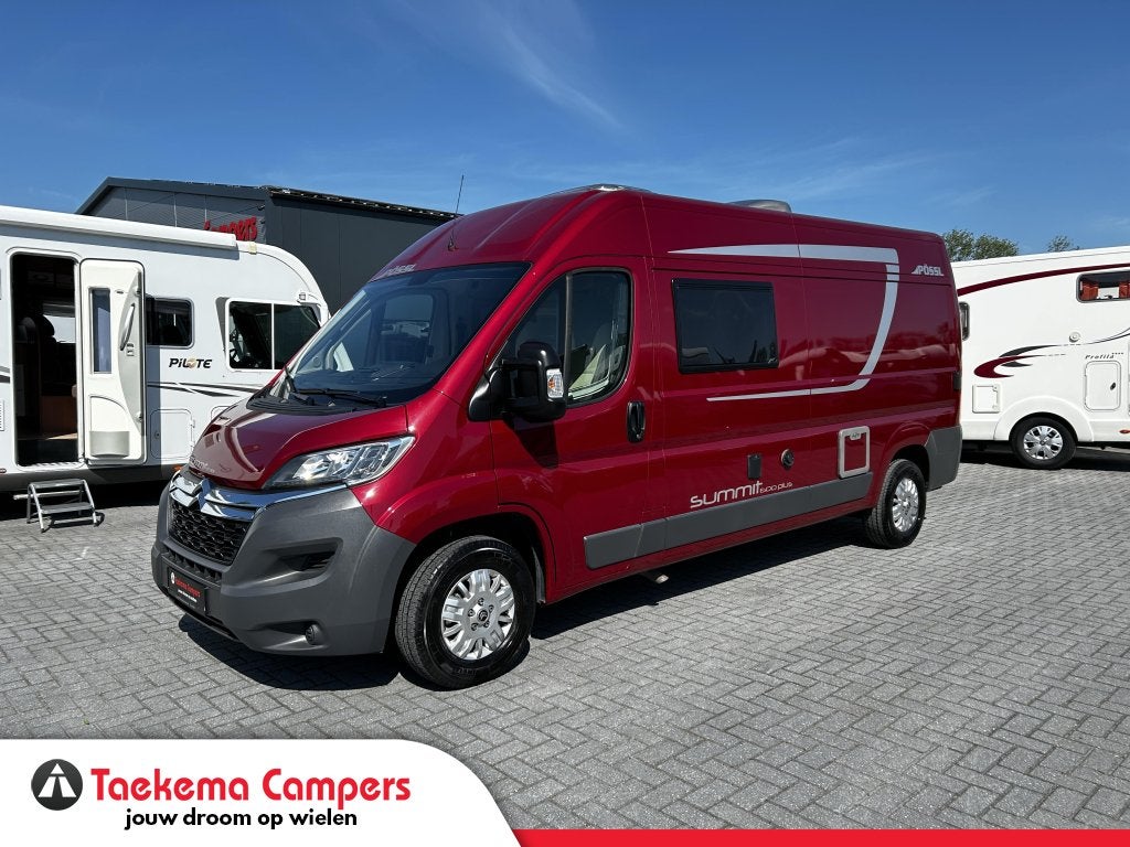 Pössl Summit Plus 600 Dwarsbed/2018/Euro-6/165pk/19, Buscamper of Camperbus, Pössl, Bedrijf, Tot en met 3