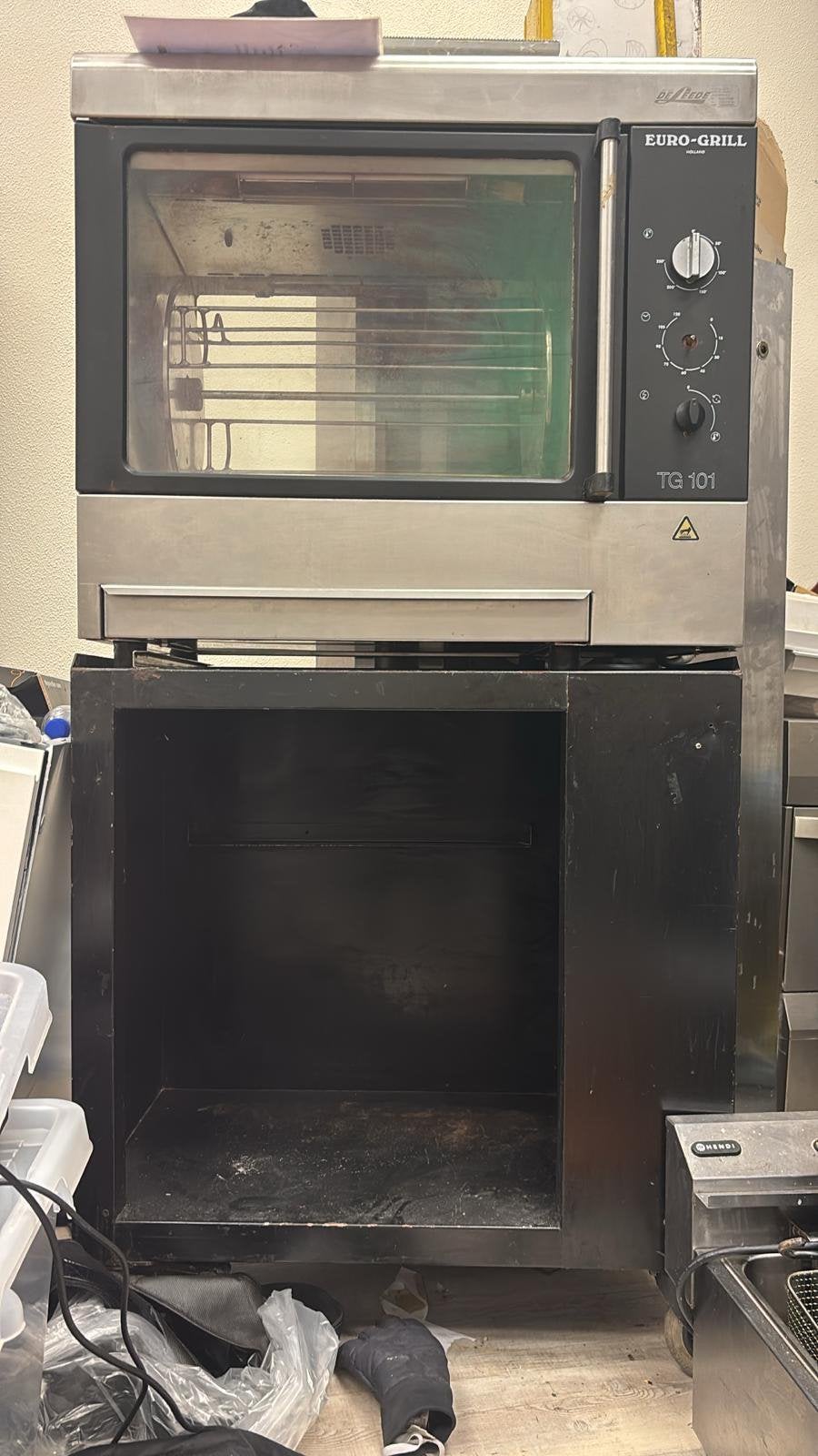 Euro-Grill TG101 Kippengrill / Rotisserie – Horeca – topstaa, Ophalen of Verzenden, Gebruikt, Overige typen