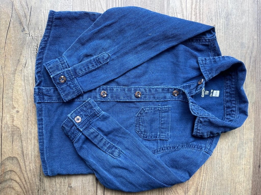 Leuk blouse maat 86-92 Hema, Gebruikt, Ophalen of Verzenden, Overhemdje of Bloesje, Hema