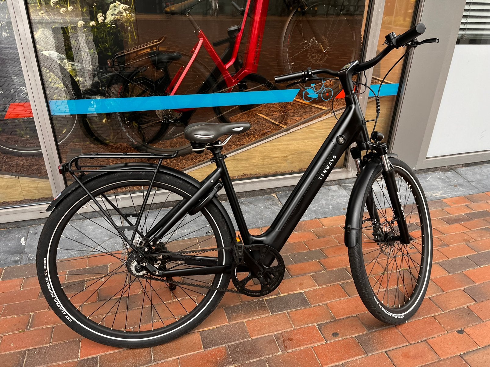 Tenways CGO elektrische fiets ZGAN 187km, Fietsen en Brommers, Elektrische fietsen, Ophalen, Zo goed als nieuw, 50 km per accu of meer