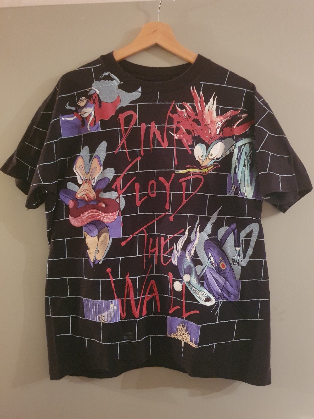 Origineel Pink Floyd The Wall shirt., Ophalen of Verzenden, Zo goed als nieuw, Maat 52/54 (L)
